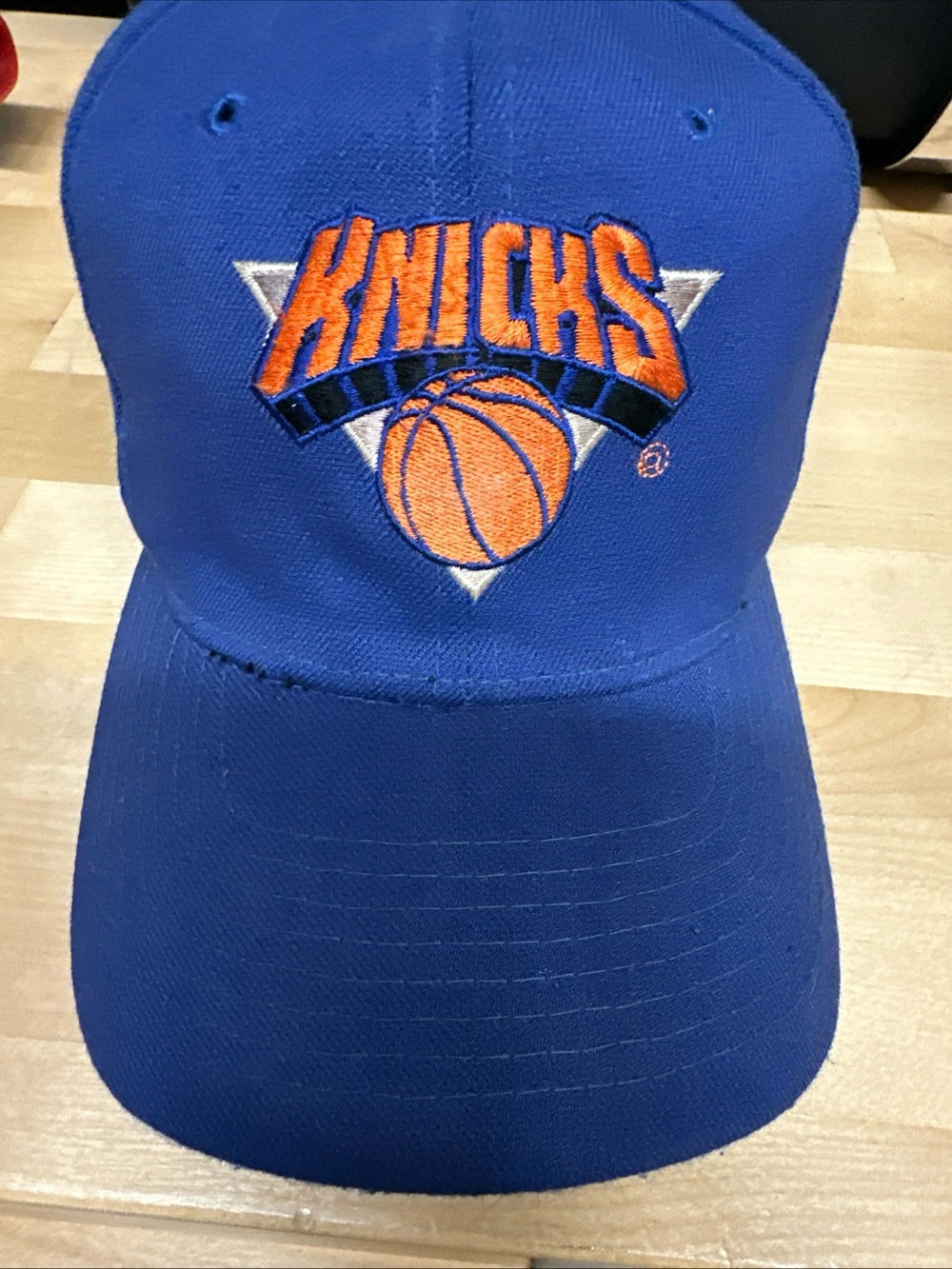STARTER Royal Blue and Black Fitted Baseball Cap